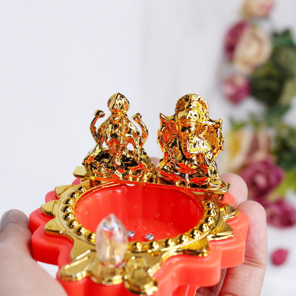 Water Laxmi Ganesh Diya Pack of 2